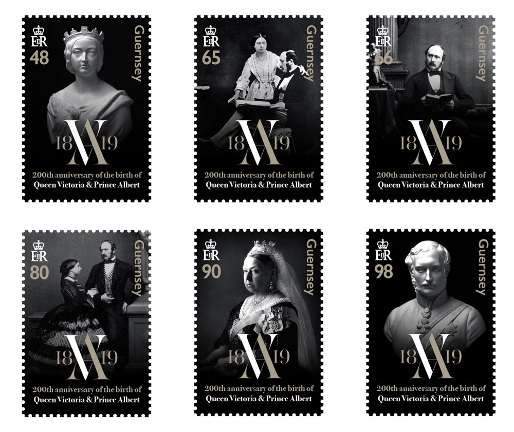 Set of 6 stamps